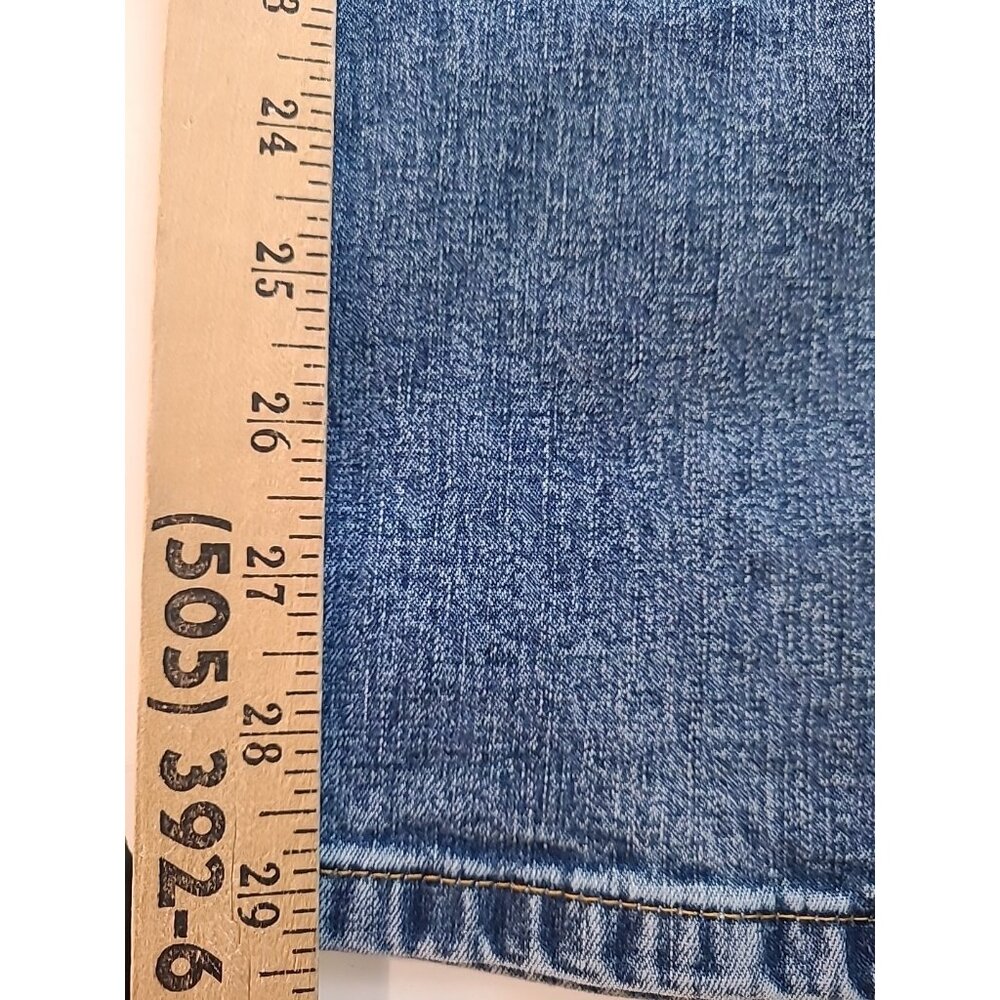 Wrangler Jeans Womens 7 Blue Straight Leg Stretch 5-Pocket 1018MWZSW 28x29 - Picture 12 of 14